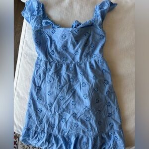 Blue Hollister Babydoll Dress